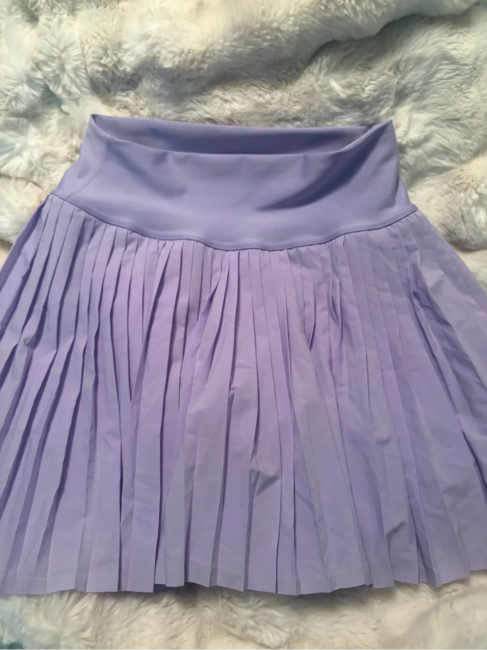 ALO Yoga Lavender Pleated Skirt